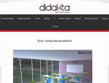 Tablet Screenshot of didakta.be